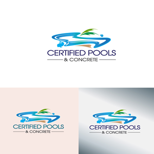 Logo Design by fly  design for Certified Pools & Concrete | Design: #35551812