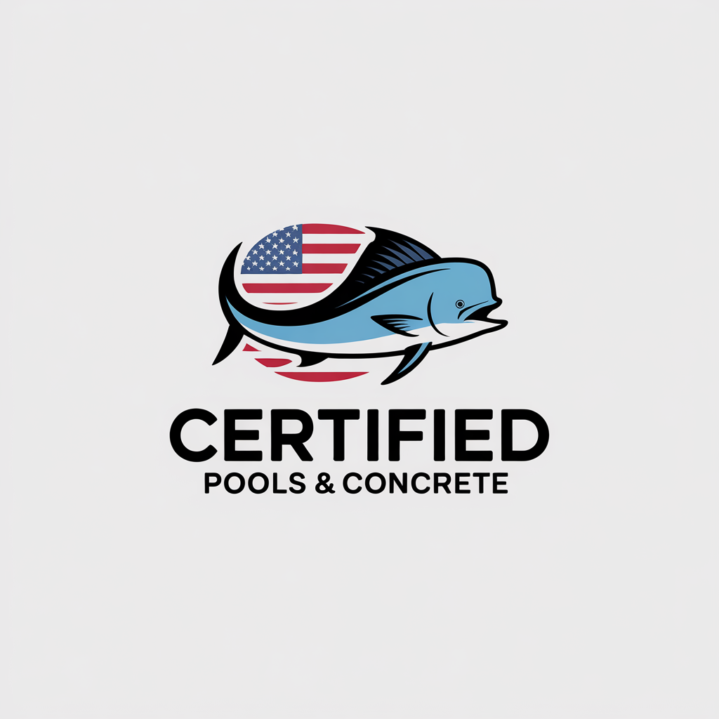 Logo Design by USIAD ANAS for Certified Pools & Concrete | Design #35547508