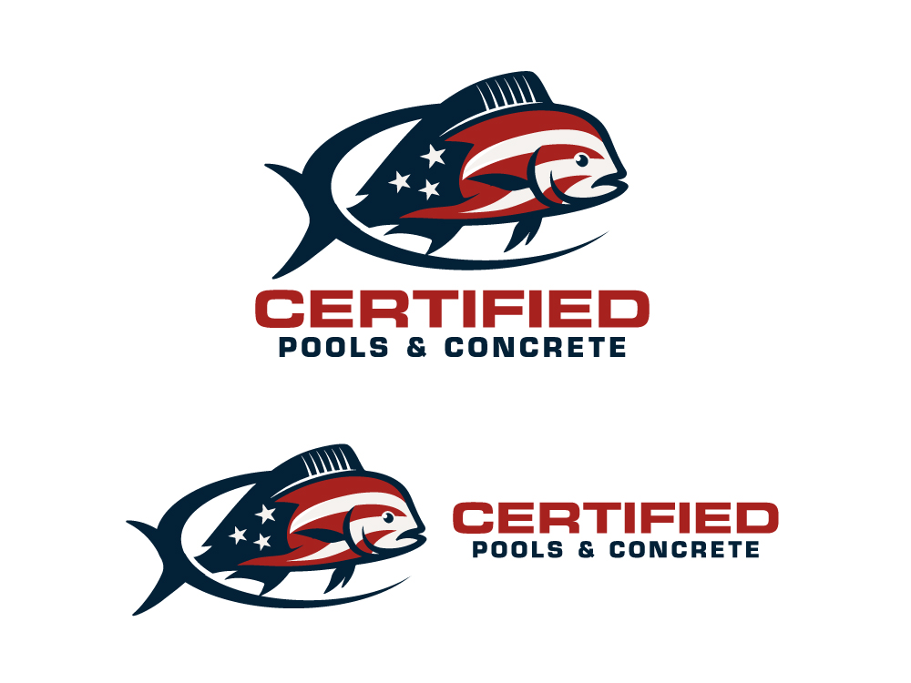 Logo Design by designA78 for Certified Pools & Concrete | Design #35554789