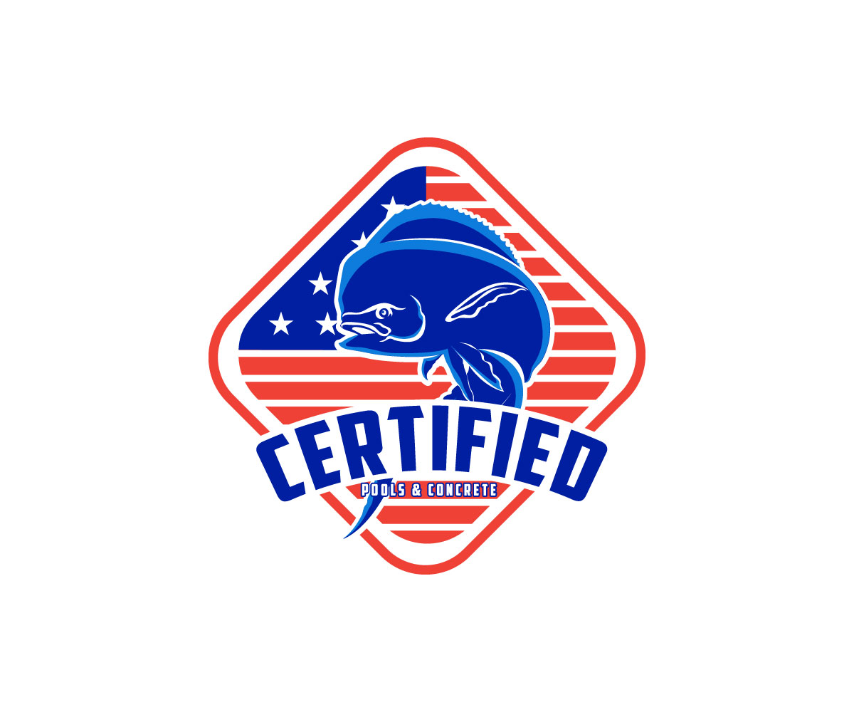 Logo Design by Ansh Design for Certified Pools & Concrete | Design #35550536