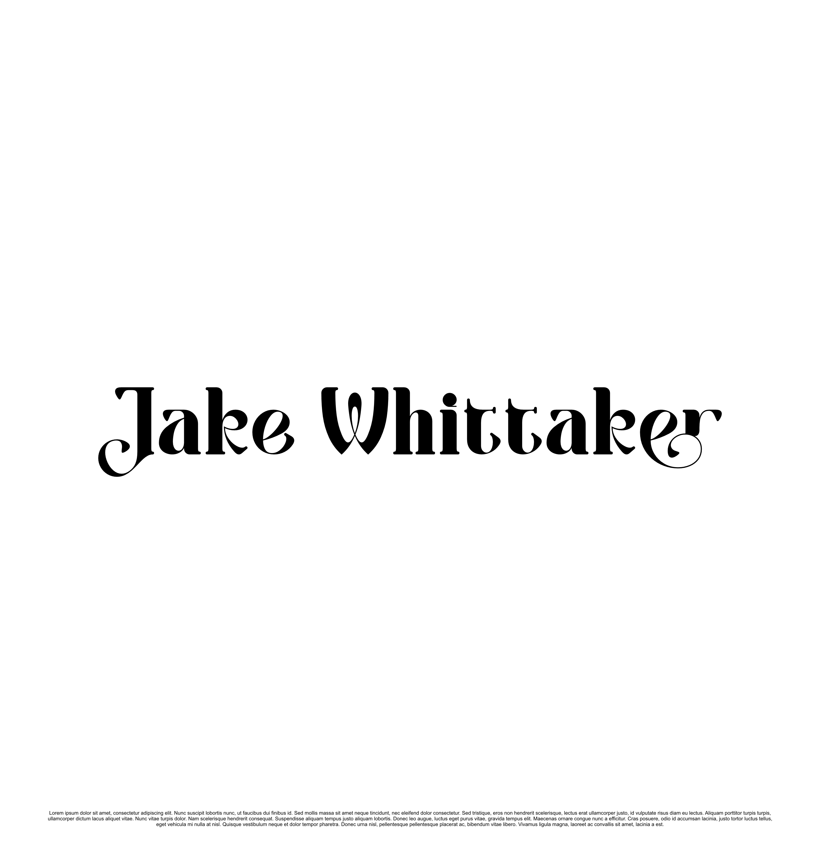Logo Design by saesean for Jake Whittaker Music  | Design #35554989