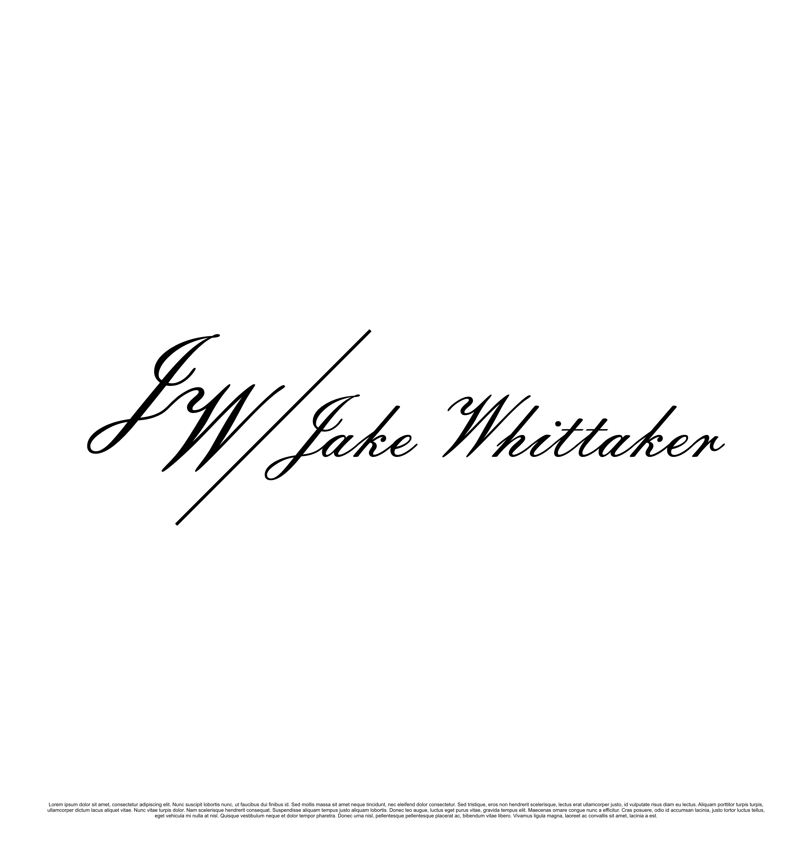 Logo-Design von saesean für Jake Whittaker Music  | Design #35554991