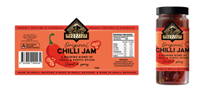 Chilli Jam Range. Label refresh.