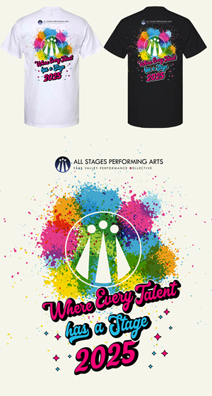 Graphic Design by KickArt for All Stages Performing Arts | Design: #35583184