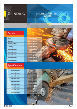 Catalogue Design by ArtGreat for KAYAFAS INDUSTRIAL TOOLS L.P. | Design: #35614763