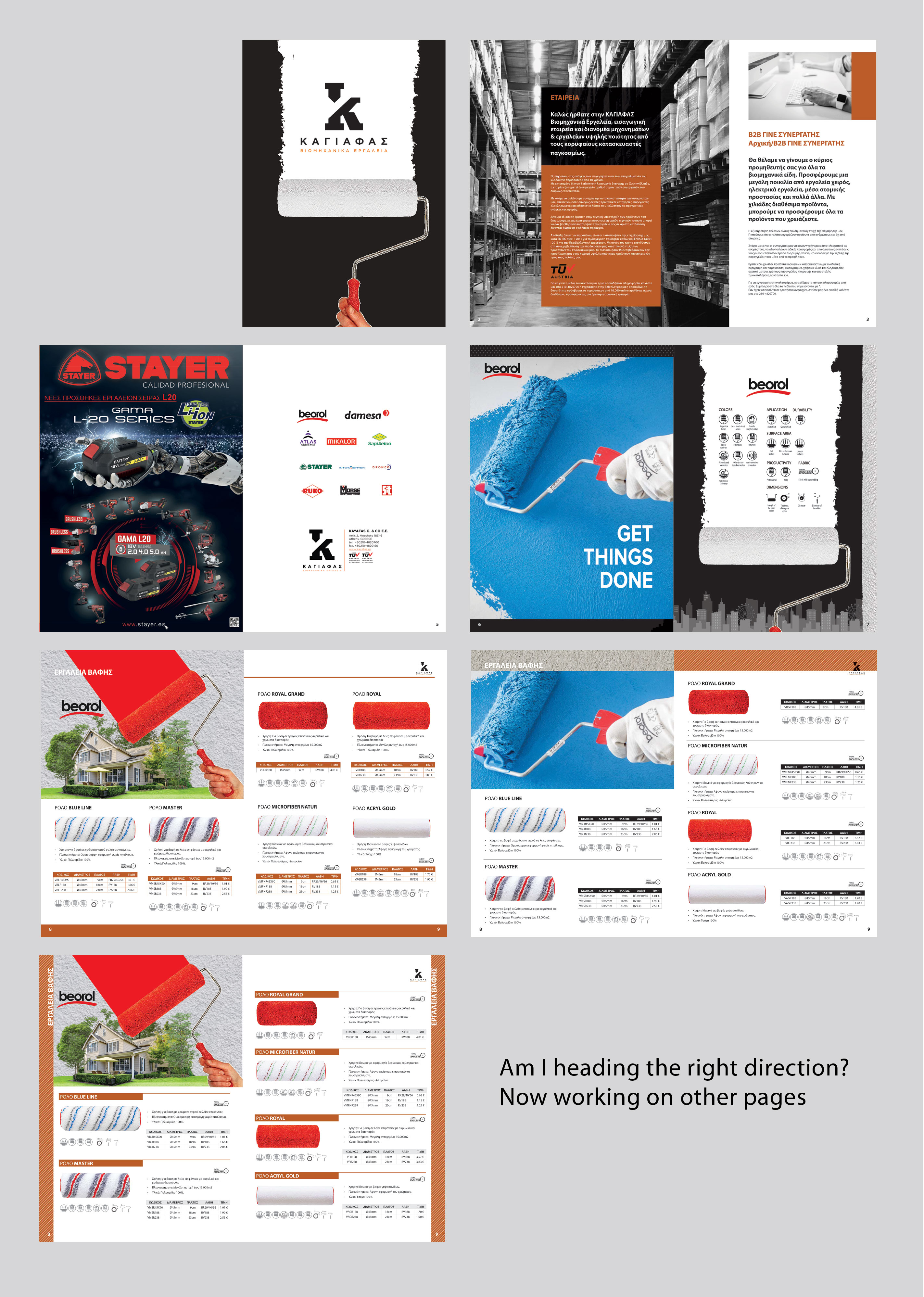 Catalogue Design by Creative D2024 for KAYAFAS INDUSTRIAL TOOLS L.P. | Design #35579017