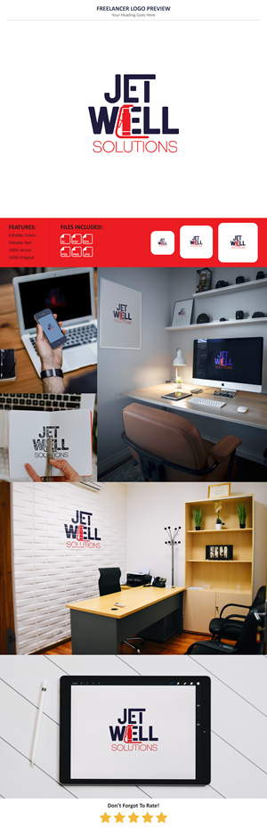 Logo Design by VectorForge for JET Well Solutions  | Design: #35560802