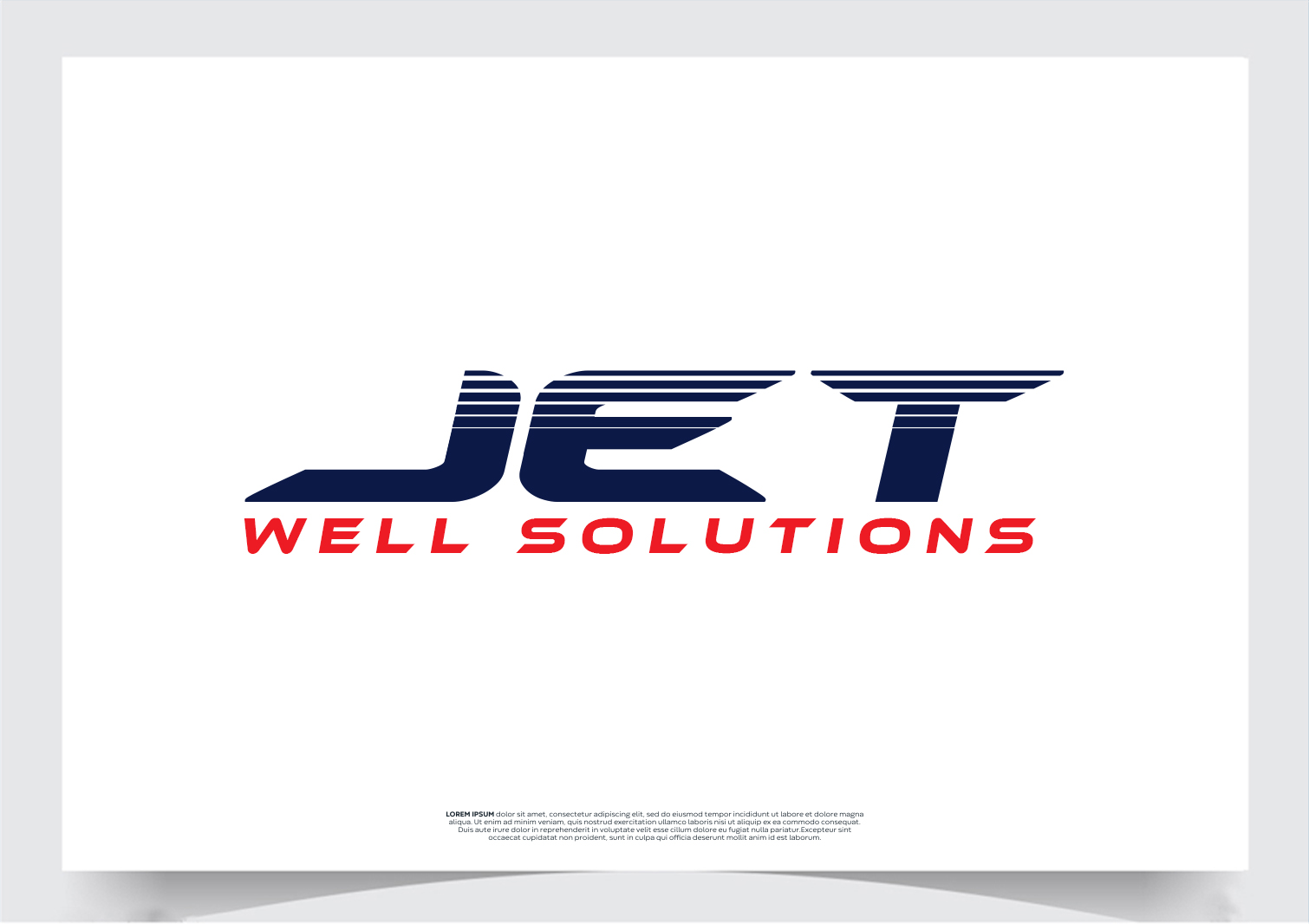 Logo Design by Joseph Robert art for JET Well Solutions  | Design #35556038
