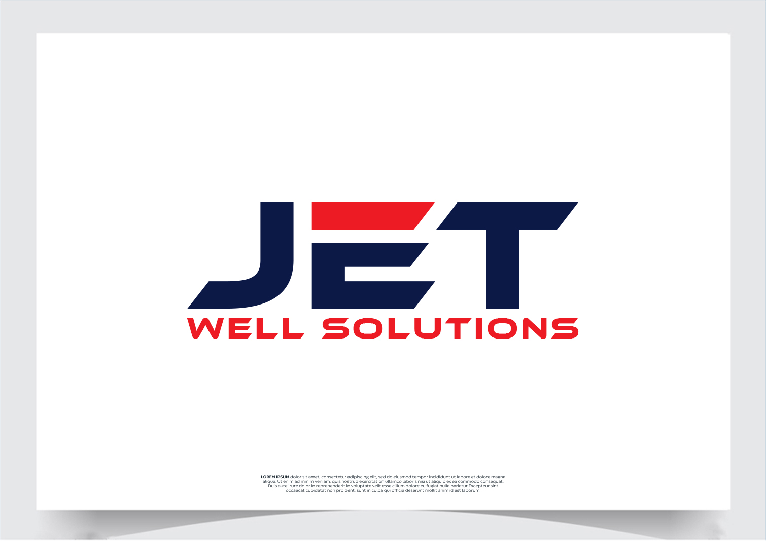 Logo Design by Joseph Robert art for JET Well Solutions  | Design #35556039
