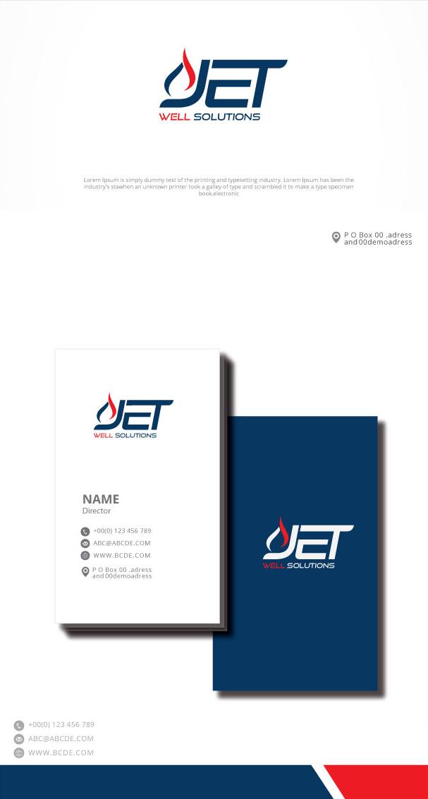 Diseño de Logo por zebronicgraphic para JET Well Solutions  | Diseño #35558504