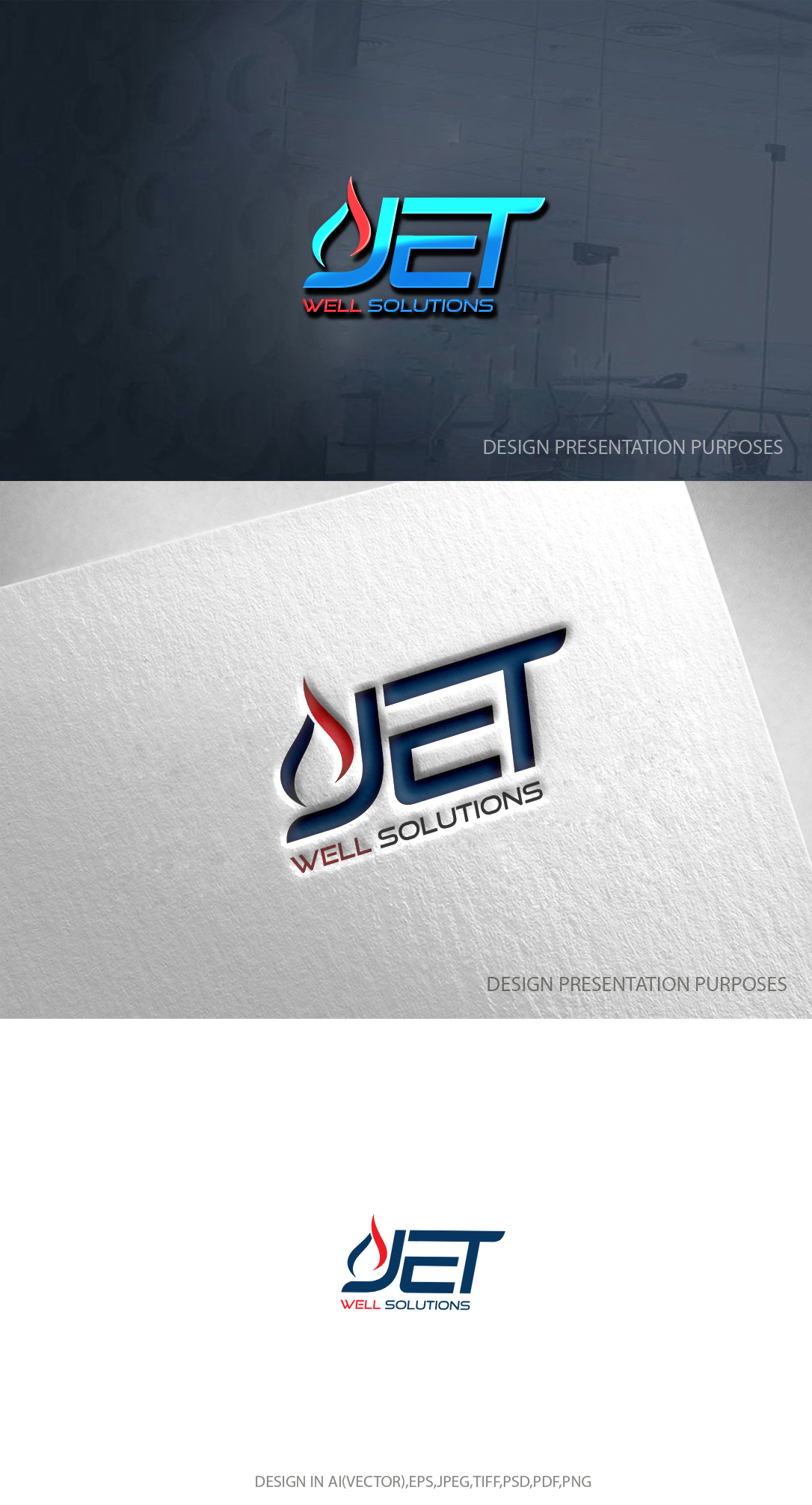 Logo Design by zebronicgraphic for JET Well Solutions  | Design #35558505