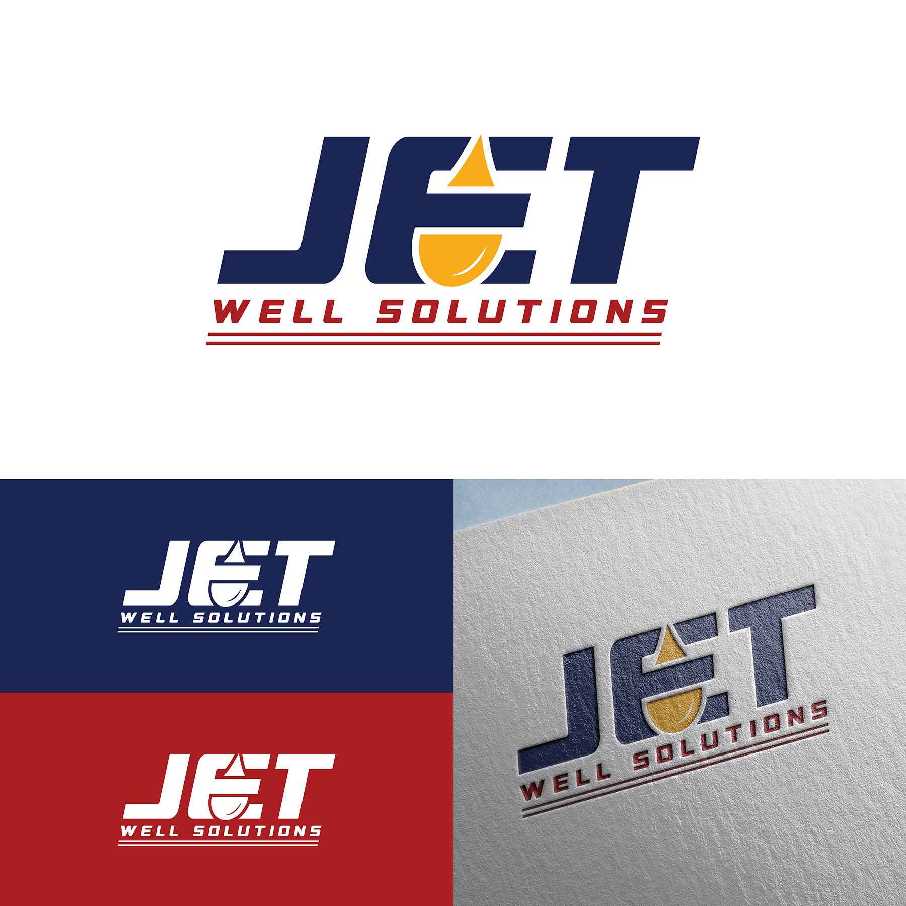 Diseño de Logo por Maxo-Biz para JET Well Solutions  | Diseño #35559752