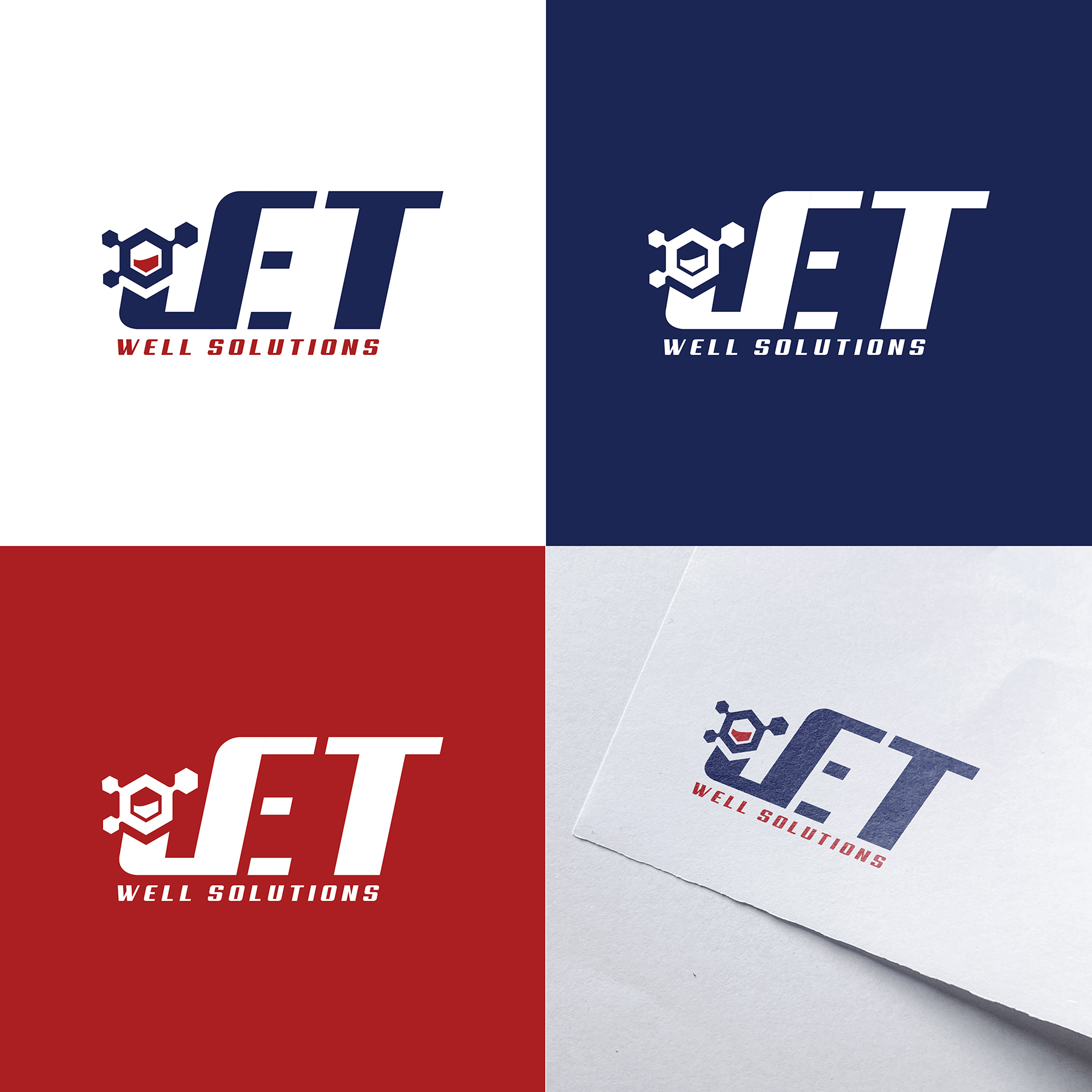 Logo Design by Maxo-Biz for JET Well Solutions  | Design #35559753
