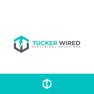 Logo Design by Aljune Castro Designs for TUCKER WIRED ELECTRICAL SOLUTIONS  | Design #35562145