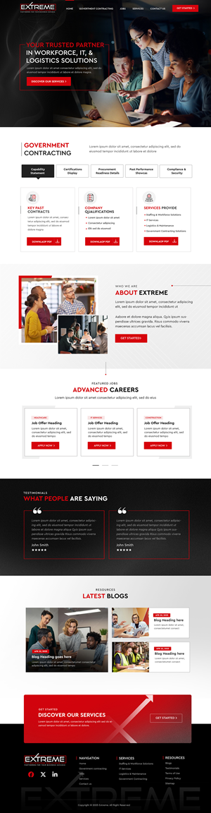 Web Design by Blue Sparrow for this project | Design: #35570983