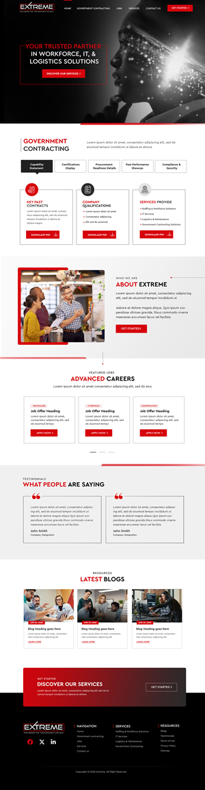 Web Design by Blue Sparrow for this project | Design: #35570984