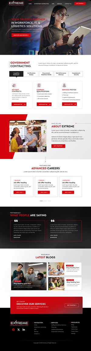 Web Design par Blue Sparrow pour ce projet | Design : #35570985