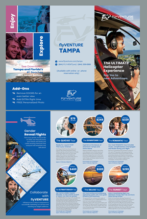 Flyer Design by Osama Soliman for Heli Aviation Florida, LLC | Design: #35577423