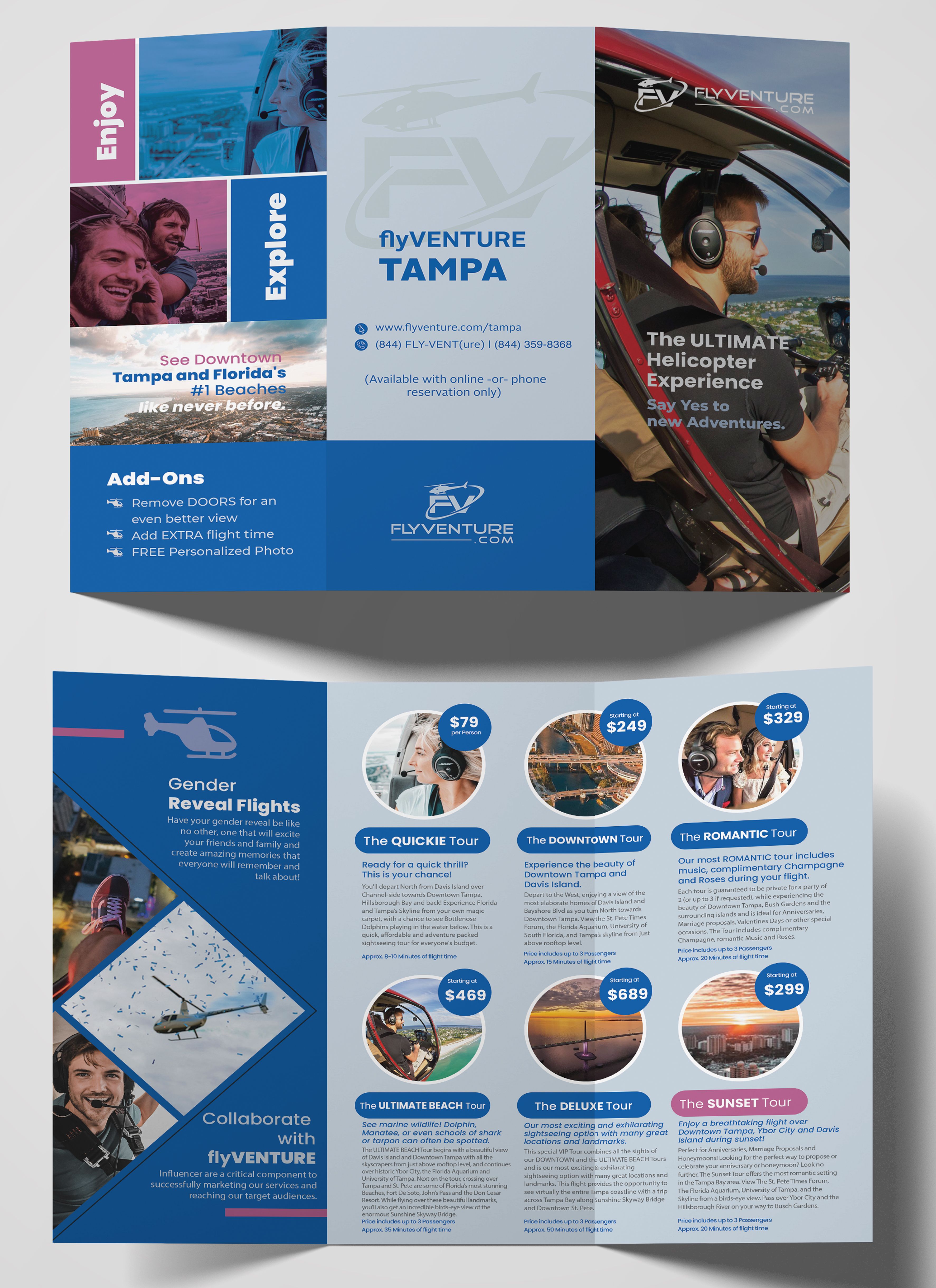 Flyer Design by Osama Soliman for Heli Aviation Florida, LLC | Design #35577558