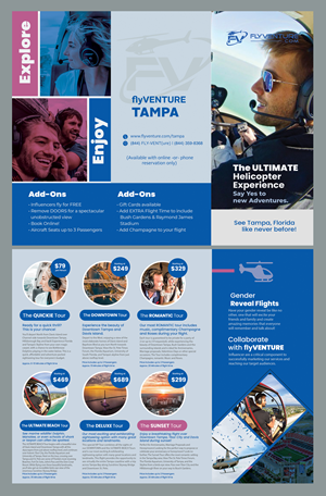 Flyer Design by Osama Soliman for Heli Aviation Florida, LLC | Design: #35577731