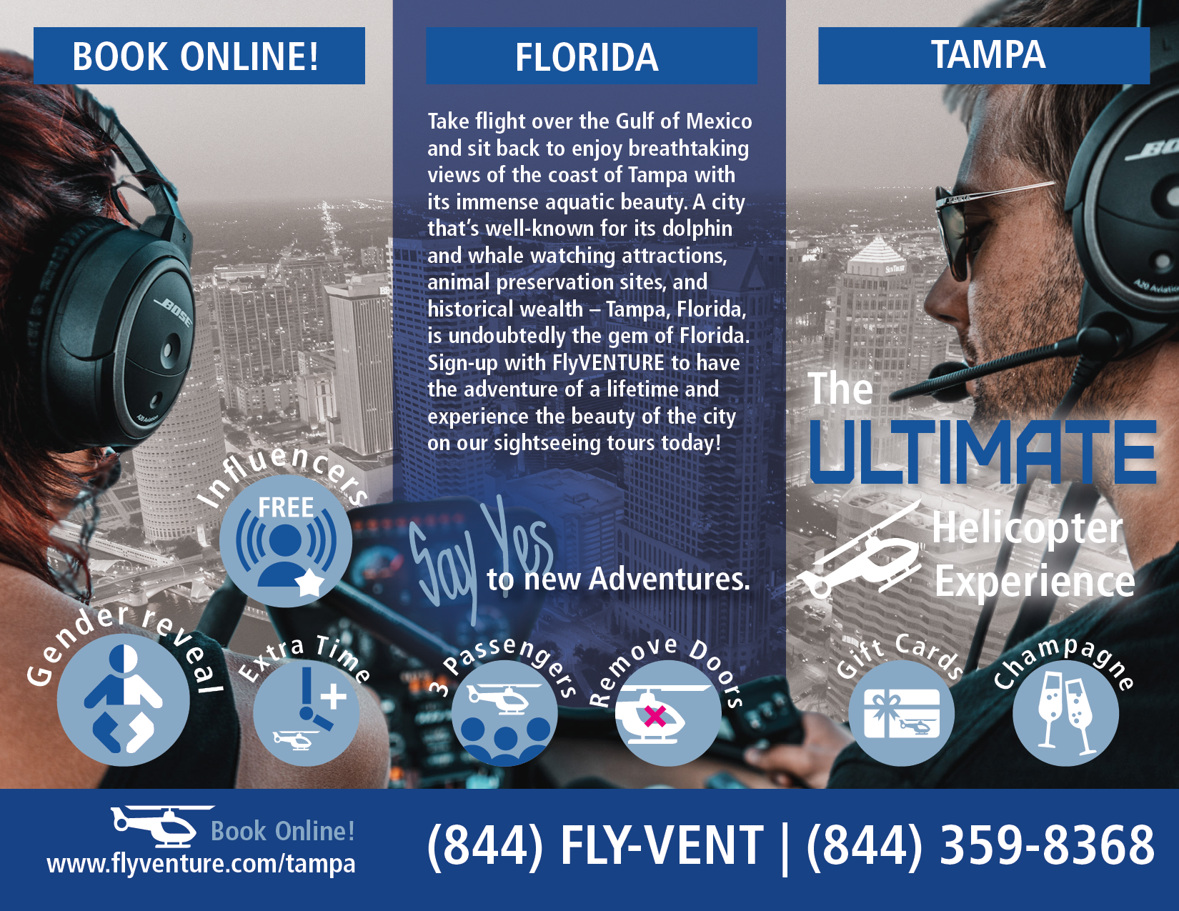 Flyer Design by LOM for Heli Aviation Florida, LLC | Design #35583992
