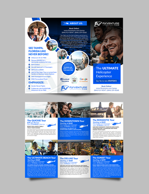 Flyer Design by Sun Moon Graphic Designer for Heli Aviation Florida, LLC | Design #35569838