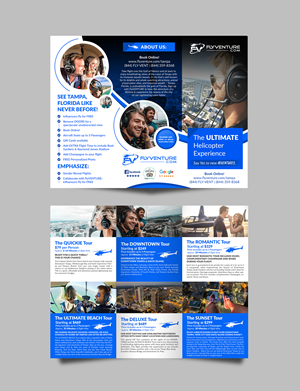 Diseño de Flyer por Sun Moon Graphic Designer para Heli Aviation Florida, LLC | Diseño: #35569839