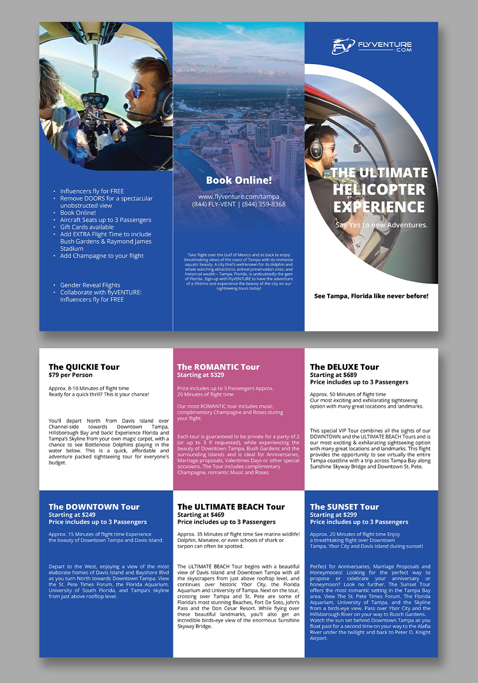 Flyer Design by YourLogoMaster for Heli Aviation Florida, LLC | Design #35567280