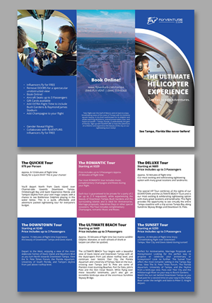 Diseño de Flyer por YourLogoMaster para Heli Aviation Florida, LLC | Diseño: #35567280