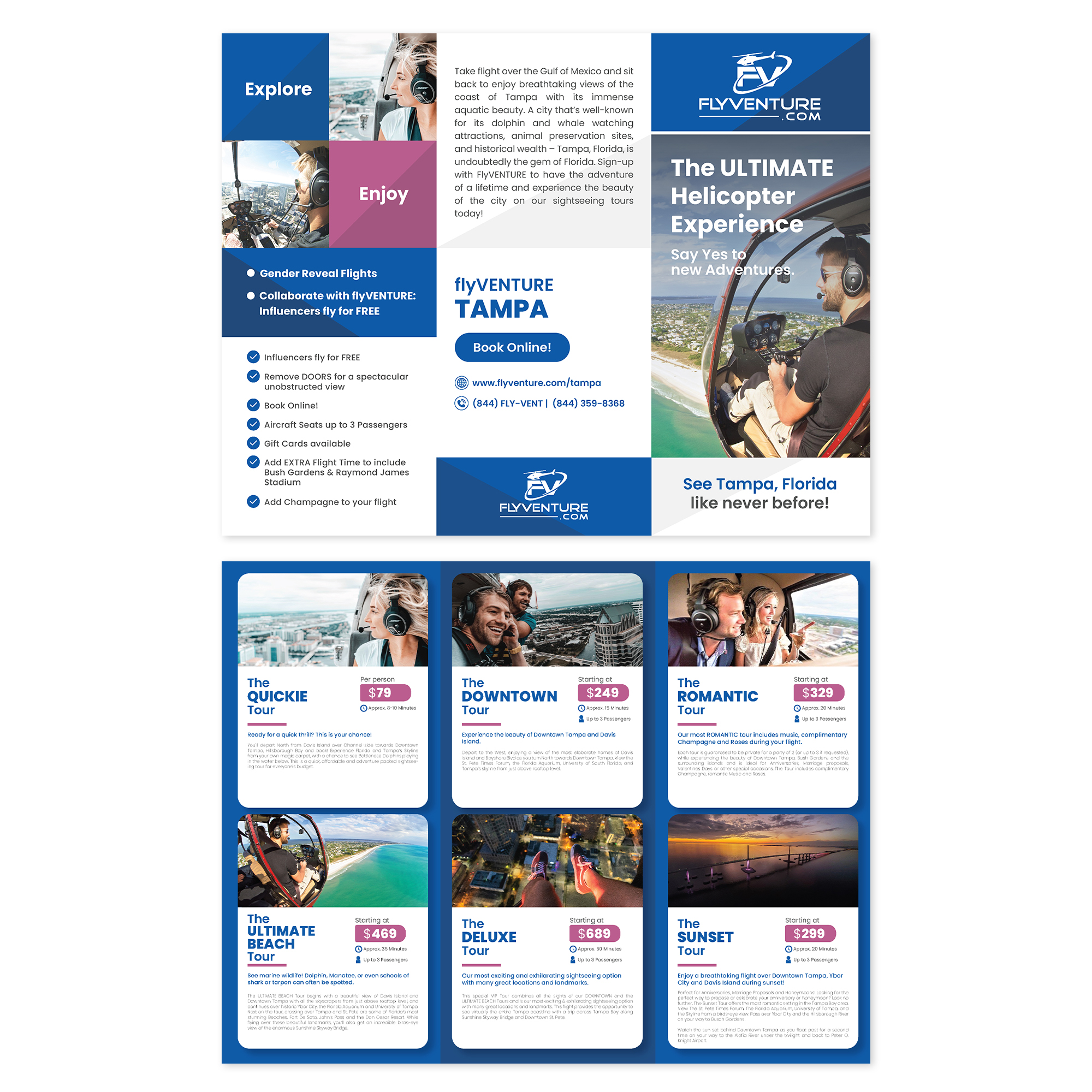 Flyer Design by Krold IT Solutions for Heli Aviation Florida, LLC | Design #35565668