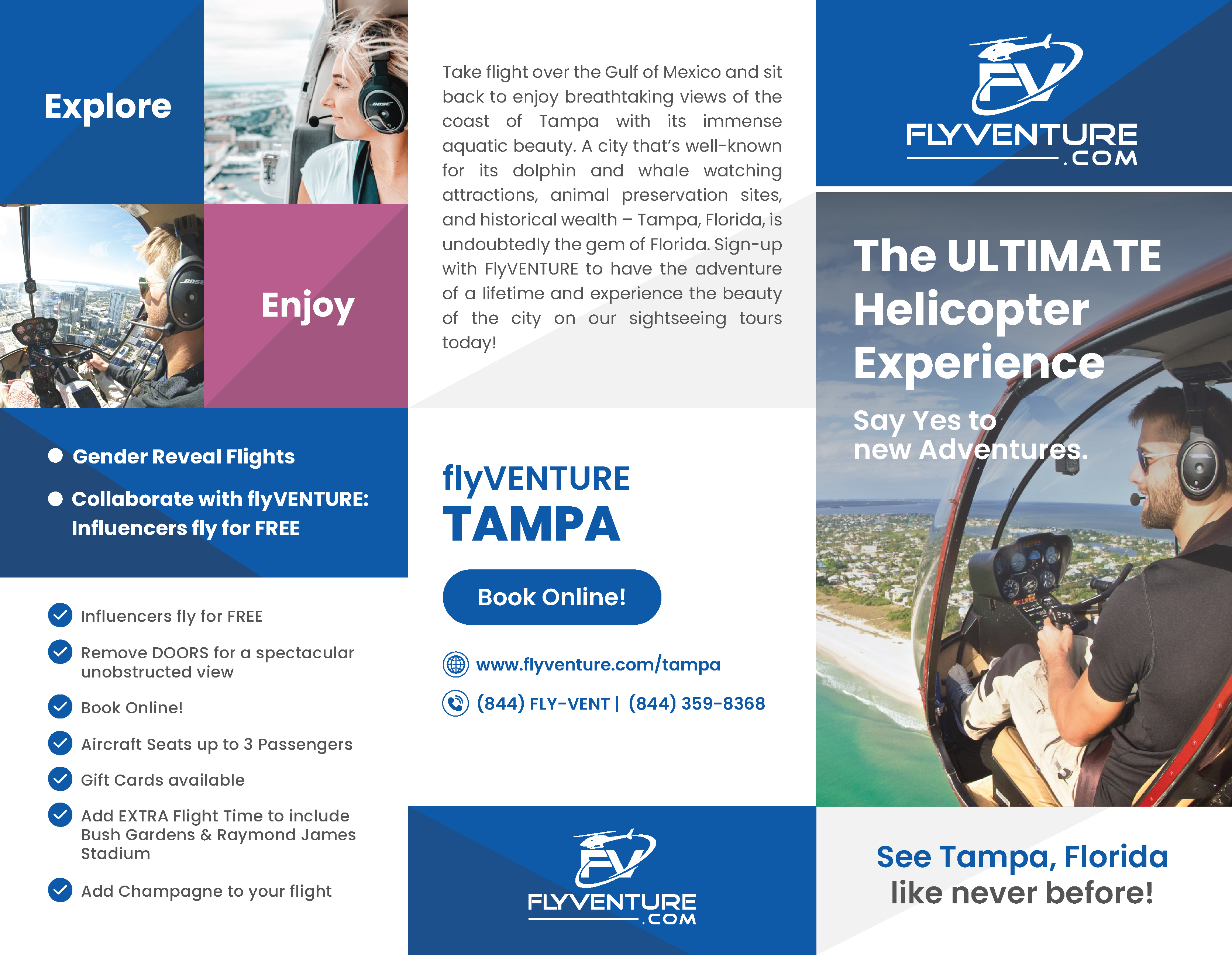 Flyer Design by Krold IT Solutions for Heli Aviation Florida, LLC | Design #35565673