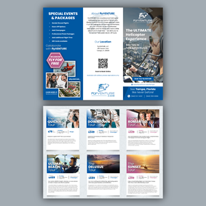 Flyer Design by Designed by MS for Heli Aviation Florida, LLC | Design: #35578870