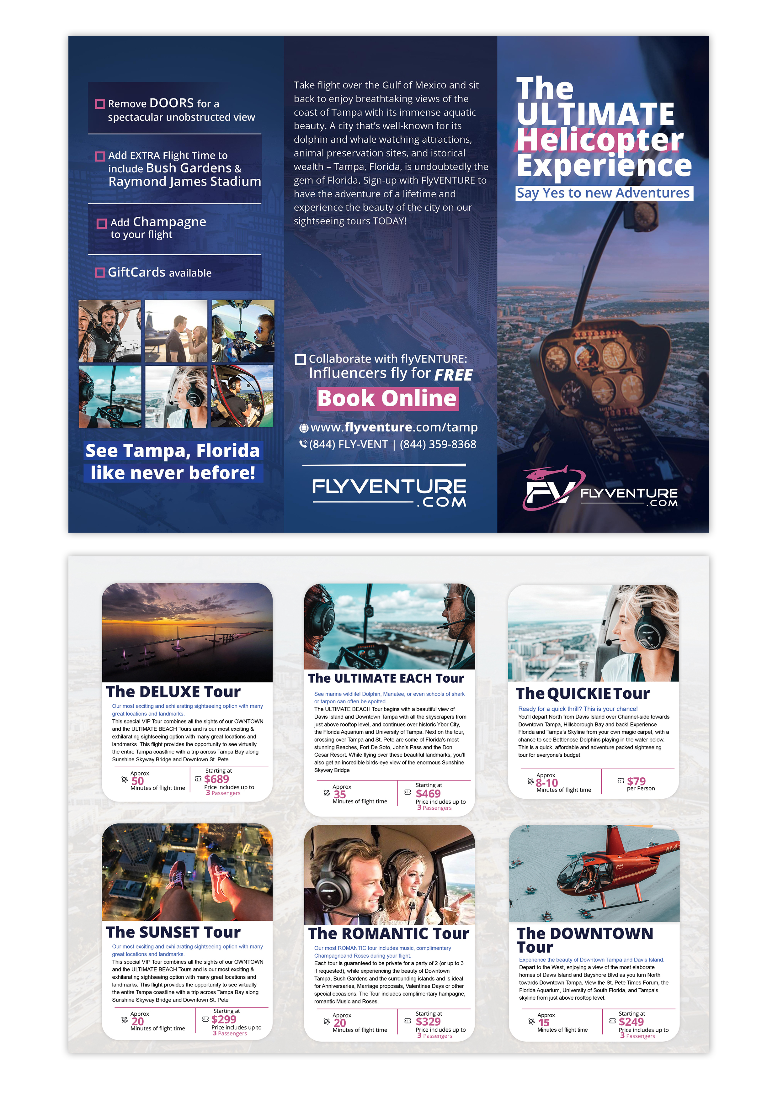 Flyer Design by Farvahar Design Studio for Heli Aviation Florida, LLC | Design #35566823