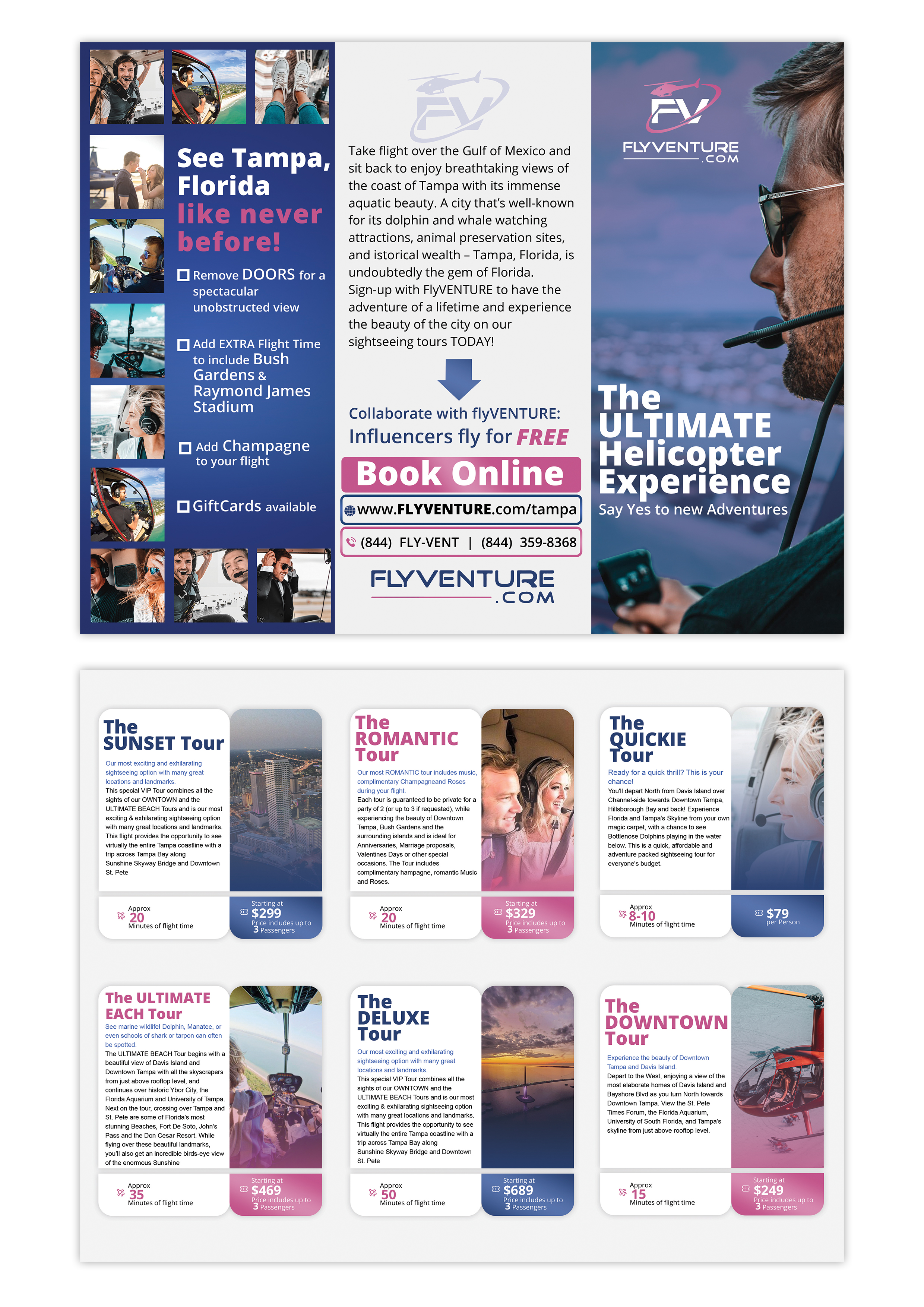 Flyer Design by Farvahar Design Studio for Heli Aviation Florida, LLC | Design #35567757