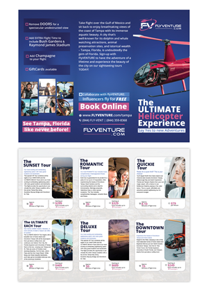 Flyer Design by Farvahar Design Studio for Heli Aviation Florida, LLC | Design: #35567758