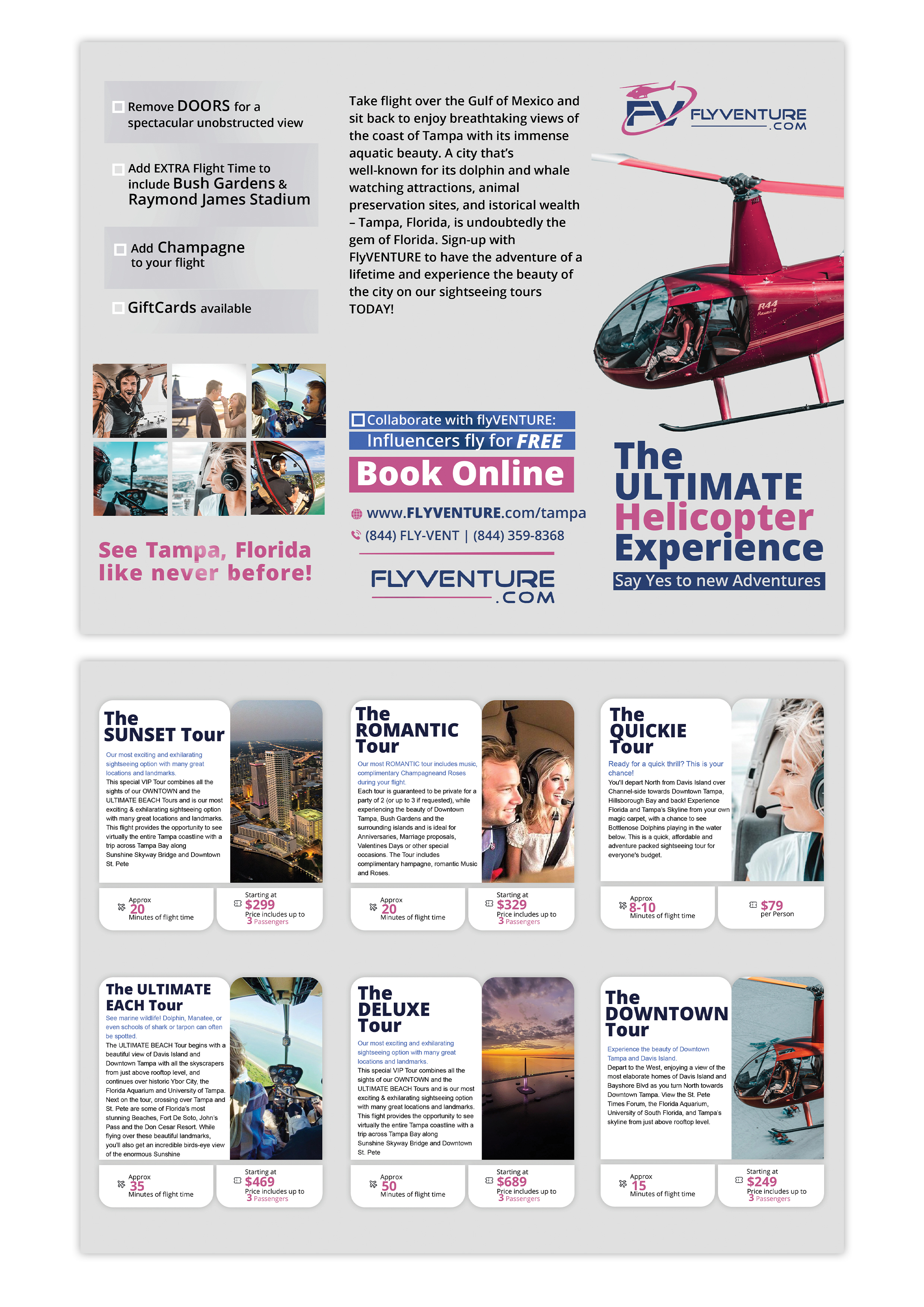 Flyer Design by Farvahar Design Studio for Heli Aviation Florida, LLC | Design #35567759