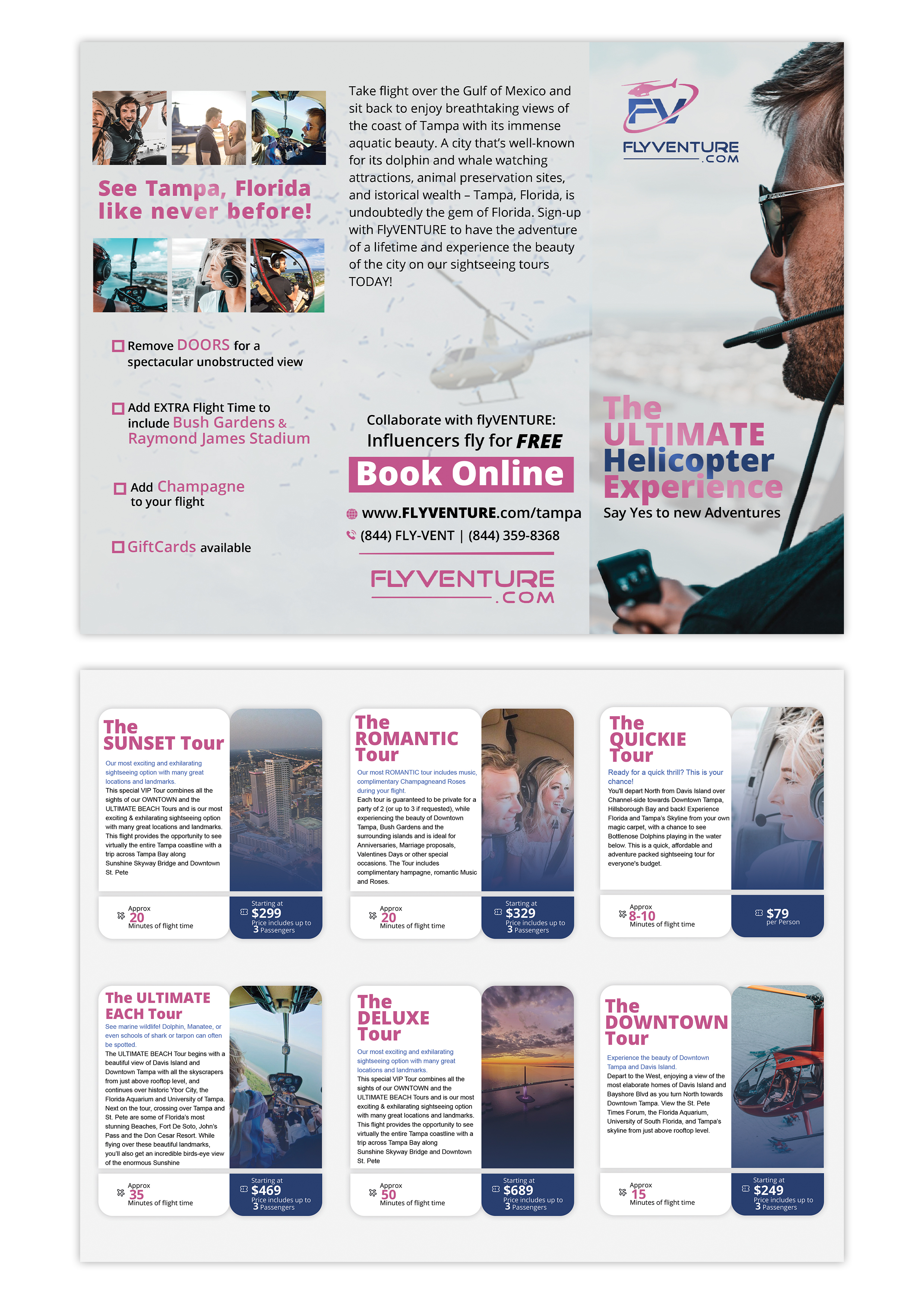 Flyer Design by Farvahar Design Studio for Heli Aviation Florida, LLC | Design #35567762