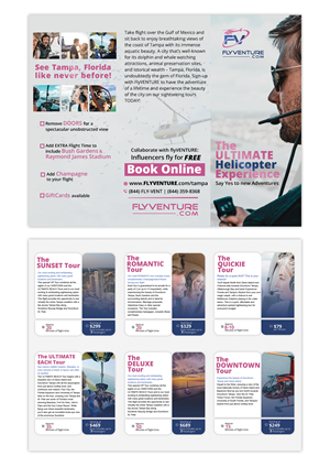 Flyer Design by Farvahar Design Studio for Heli Aviation Florida, LLC | Design: #35567762