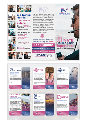 Flyer Design by Farvahar Design Studio for Heli Aviation Florida, LLC | Design: #35567764