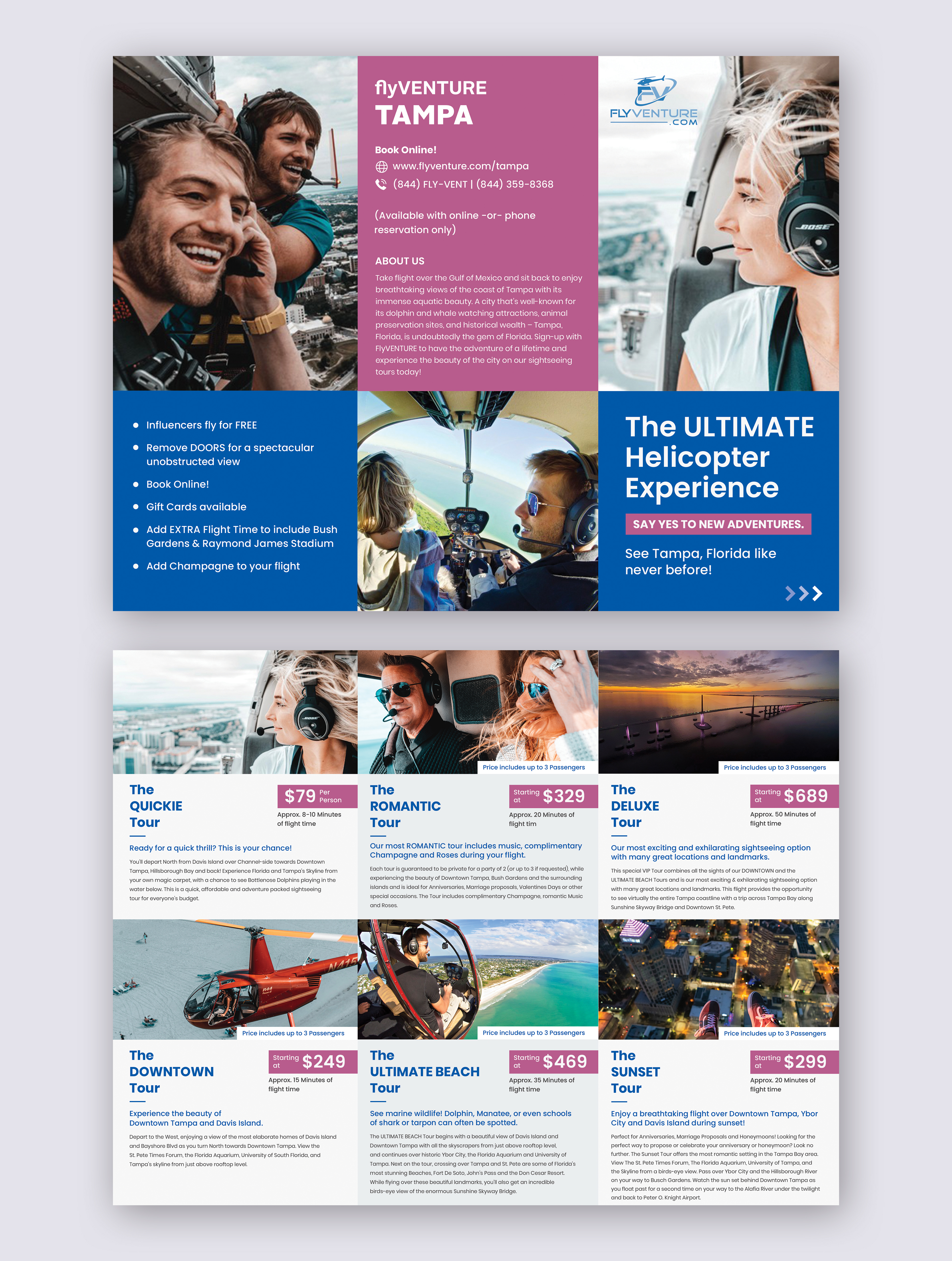 Flyer Design by @u9icorngraphix for Heli Aviation Florida, LLC | Design #35566405