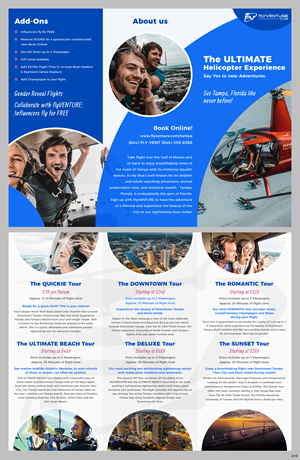 Flyer Design by pb for Heli Aviation Florida, LLC | Design: #35566867