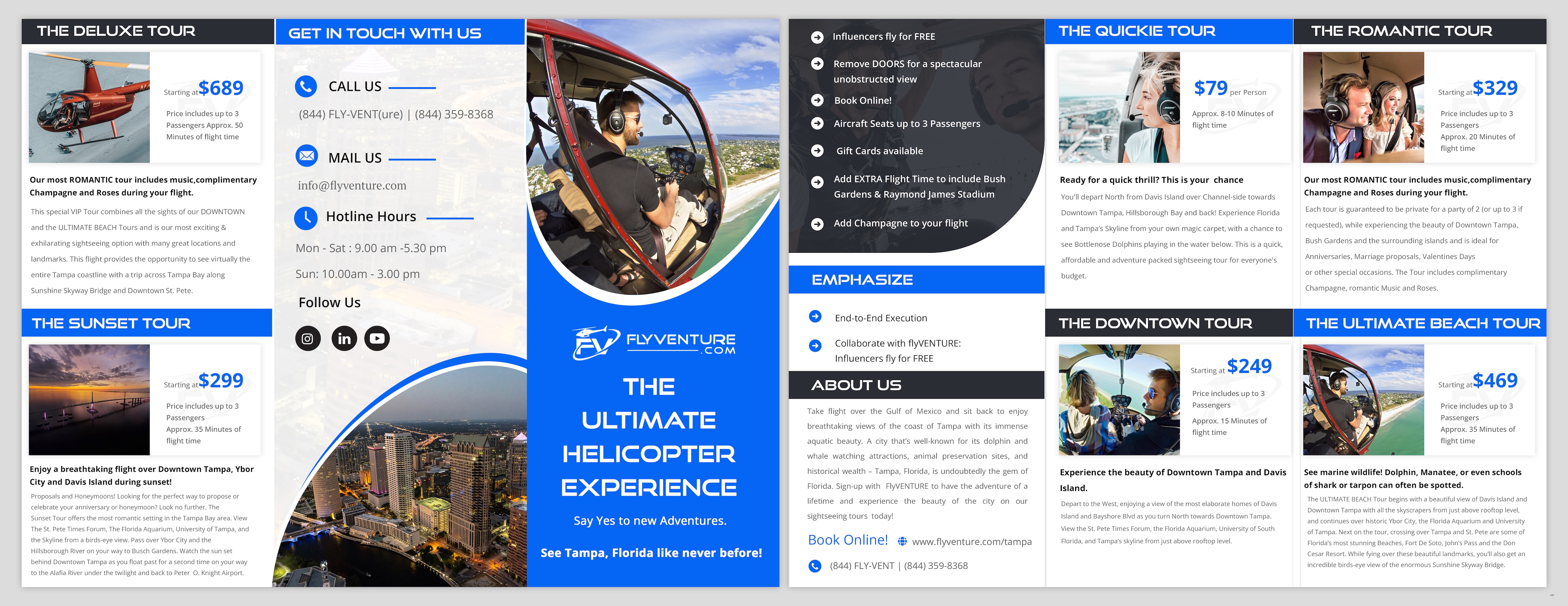 Flyer Design by pb for Heli Aviation Florida, LLC | Design #35566868
