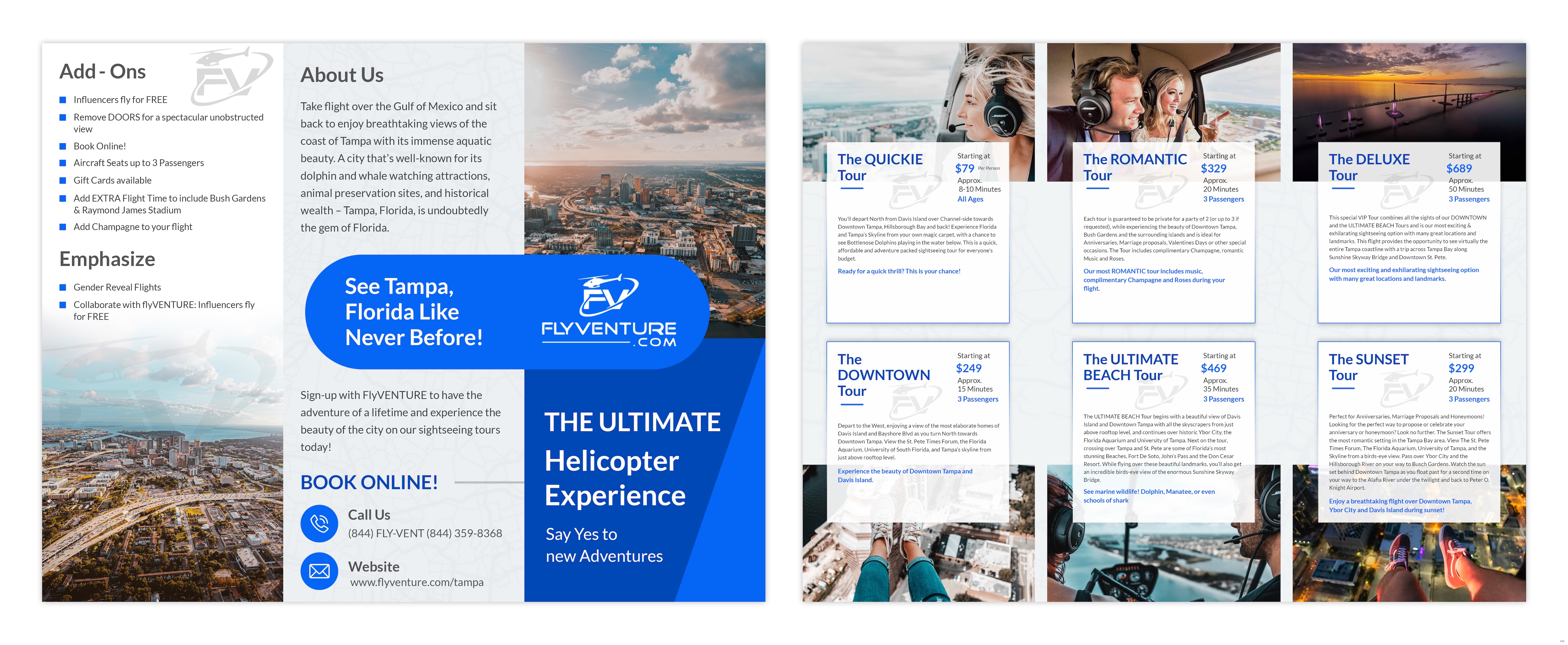 Flyer Design by pb for Heli Aviation Florida, LLC | Design #35566869