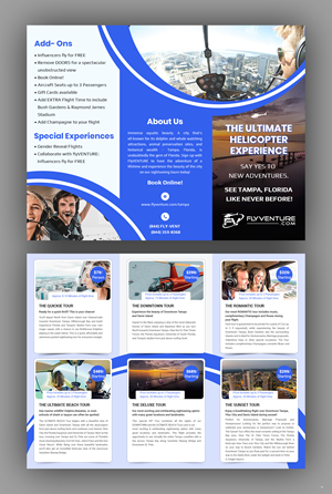Flyer Design by pb for Heli Aviation Florida, LLC | Design: #35566874