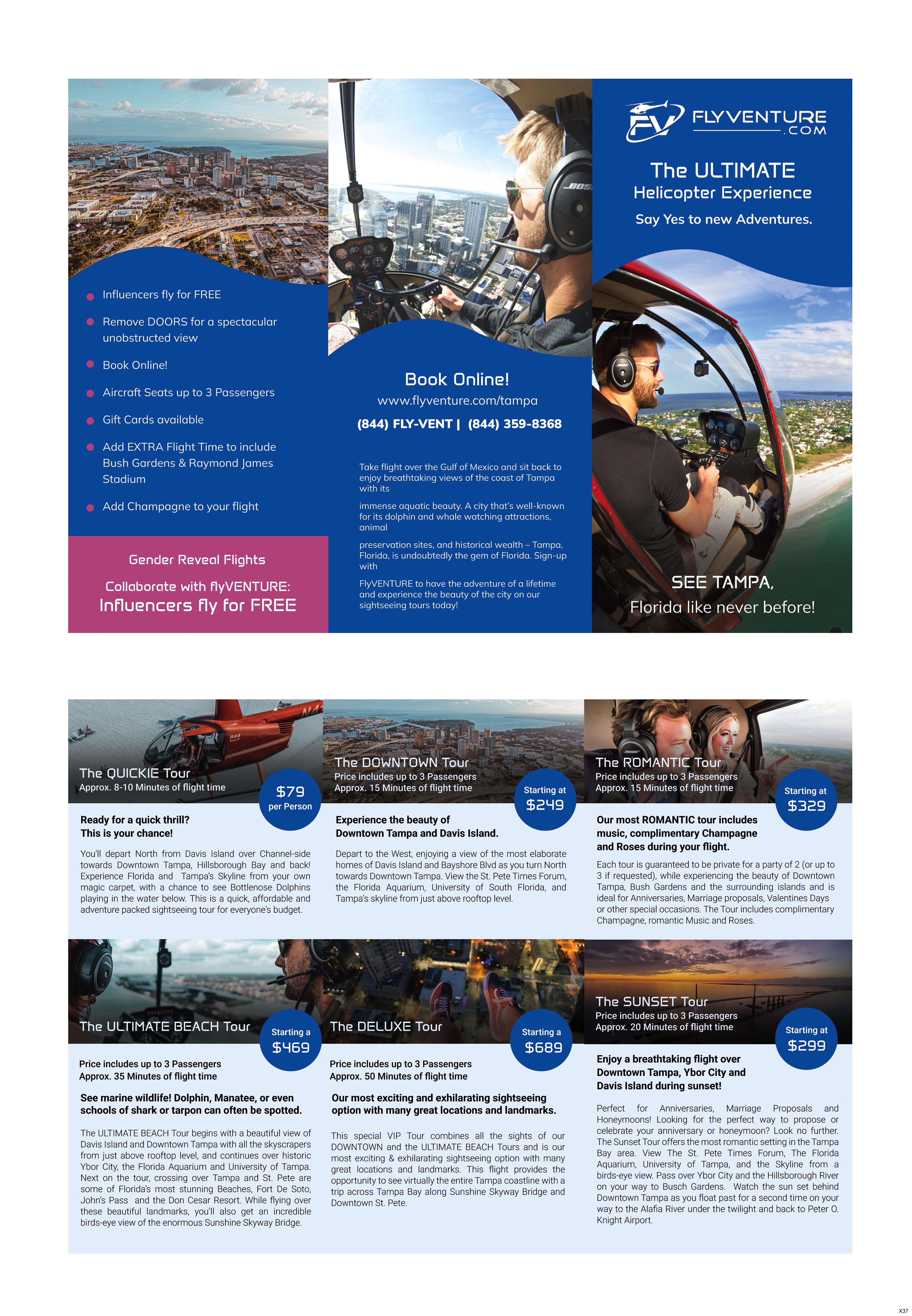 Flyer Design by pb for Heli Aviation Florida, LLC | Design #35566875