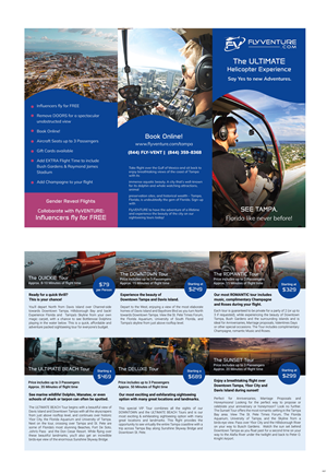 Flyer Design by pb for Heli Aviation Florida, LLC | Design: #35566875