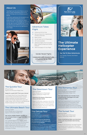 Flyer Design by pb for Heli Aviation Florida, LLC | Design #35572903