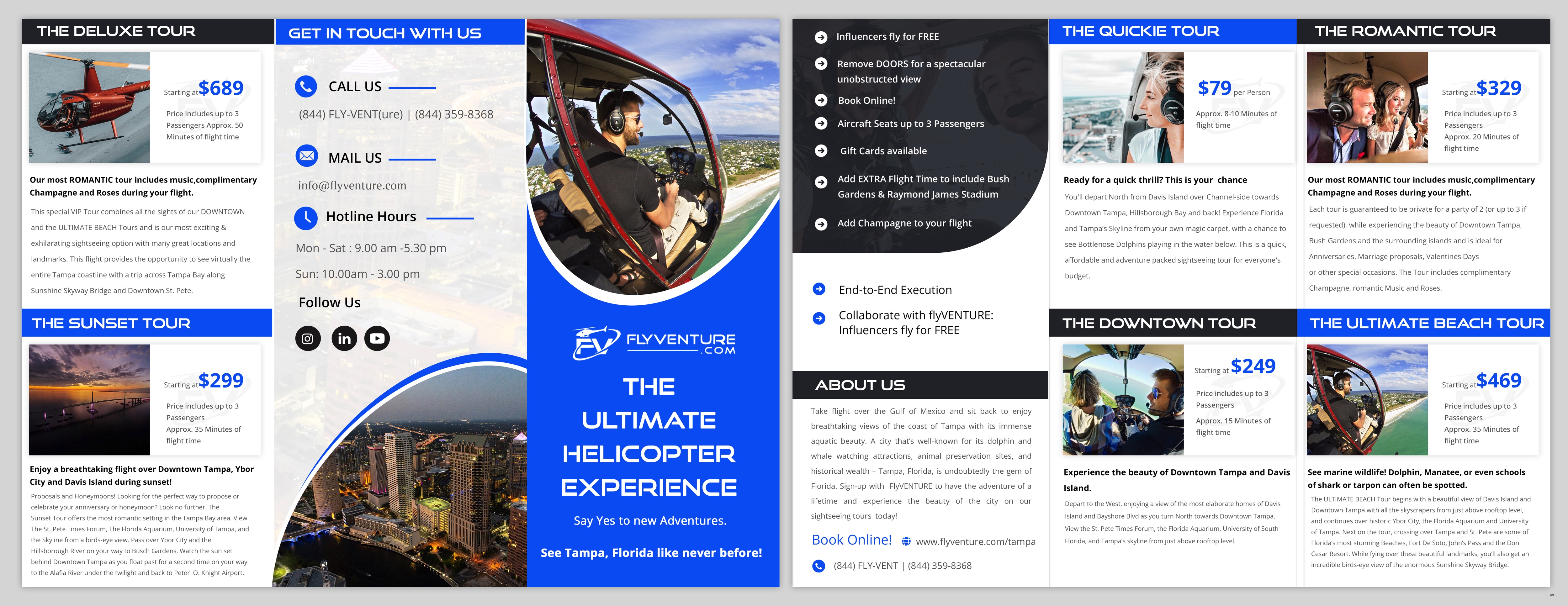 Flyer Design by pb for Heli Aviation Florida, LLC | Design #35572905