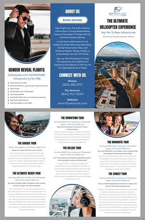 Flyer Design by pb for Heli Aviation Florida, LLC | Design: #35572911