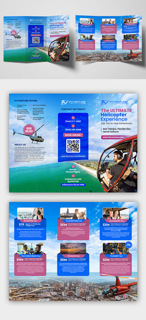 Flyer Design by debdesign for Heli Aviation Florida, LLC | Design: #35564415